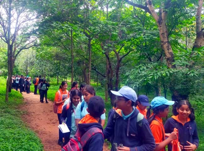 Field trip NHVPS RR nagar branch students Biopark Bangalore University 1